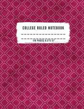 Appleton, A: College Ruled Notebook