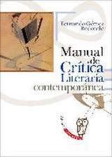 Manual de Crítica Literaria contemporánea