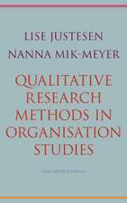 Qualitative Research Methods in Organisation Studies