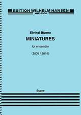 Miniatures for Ensemble (2009/2016): Score