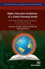 Higher Education Institutions in a Global Warming World