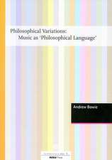 Philosophical Variations: Music as Philosophical Language