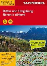 Kombinierte Wanderkarte Ritten und Umgebung / Renon e dintorni. Carta topografica 1 : 25.000