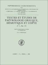 Textes et études de papyrologie grecque, démotique et copte