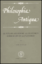 Le Néo-Platonisme Alexandrin: Hiéroclès d'Alexandrie