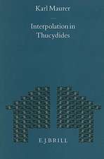 Interpolation in Thucydides