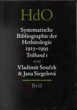 Systematische Bibliographie der Hethitologie 1915-1995, zusammengestellt unter Einschluss der einschlägigen Rezensionen (3 vols.)