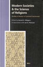 Modern Societies & the Science of Religions