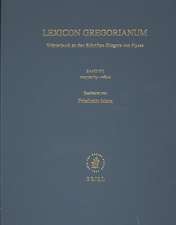 Lexicon Gregorianum, Volume 7 Band VII παγγενής-πῶμα: Wörterbuch zu den Schriften Gregors von Nyssa