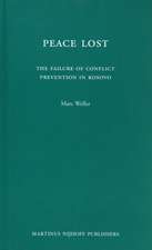 Peace Lost: The Failure of Conflict Prevention in Kosovo