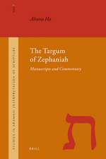 The Targum of Zephaniah: Manuscripts and Commentary