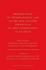 Perspectives of International Law in the 21st century / Perspectives du droit international au 21e siècle: Liber Amicorum Professor Christian Dominicé in Honour of his 80th Birthday