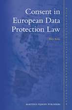 Consent in European Data Protection Law