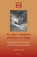 F. C. Baur's Synthesis of Böhme and Hegel: Redefining Christian Theology as a Gnostic Philosophy of Religion