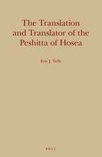 The Translation and Translator of the Peshitta of Hosea