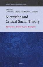 Nietzsche and Critical Social Theory: Affirmation, Animosity, and Ambiguity