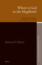 Where is God in the Megilloth?: A Dialogue on the Ambiguity of Divine Presence and Absence