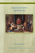 Equity in Early Modern Legal Scholarship