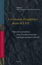 Les Douze Prophètes dans la LXX