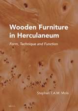 Wooden Furniture in Herculaneum: Form, Technique and Function