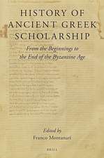 History of Ancient Greek Scholarship