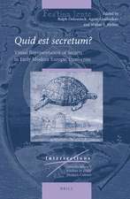 <i>Quid est secretum?</i>: Visual Representation of Secrets in Early Modern Europe, 1500–1700