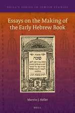 Essays on the Making of the Early Hebrew Book