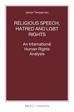 Religious Speech, Hatred and LGBT Rights