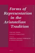 Forms of Representation in the Aristotelian Tradition. Volume Three: Concept Formation