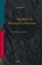 Studies in Textual Criticism