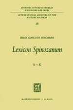 Lexicon Spinozanum: A-K