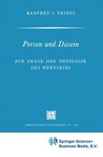 Person und Dasein: Zur Frage der Ontologie des Wertseins