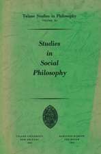 Studies in Social Philosophy