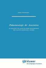 Phänomenologie der Assoziation: Zu Struktur und Funktion eines Grundprinzips der passiven Genesis bei E. Husserl