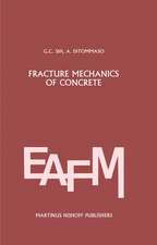 Fracture mechanics of concrete: Structural application and numerical calculation: Structural Application and Numerical Calculation