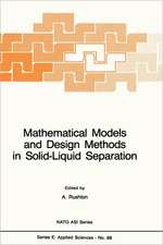 Mathematical Models and Design Methods in Solid-Liquid Separation