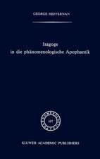 Isagoge in die phänomenologische Apophantik