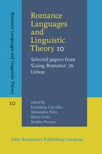 Romance Languages and Linguistic Theory 10