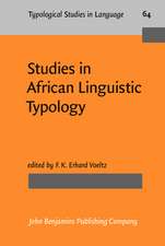 Studies in African Linguistic Typology