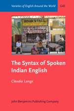 Syntax of Spoken Indian English