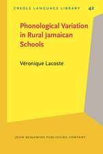 Phonological Variation in Rural Jamaican Schools