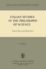 Italian Studies in the Philosophy of Science