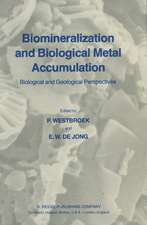 Biomineralization and Biological Metal Accumulation: Biological and Geological Perspectives Papers presented at the Fourth International Symposium on Biomineralization, Renesse, The Netherlands, June 2–5, 1982