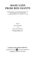 Mass Loss from Red Giants: Proceedings of a Conference held at the University of California at Los Angeles, U.S.A., June 20–21, 1984