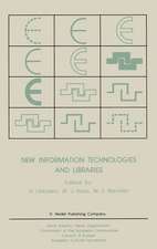 New Information Technologies and Libraries: Proceedings of the Advanced Research Workshop organised by the European Cultural Foundation in Luxembourg, November 1984 to assess the Impact of New Information Technologies on Library Management, Resources and Cooperation in Europe and North America