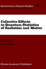 Collective Effects in Quantum Statistics of Radiation and Matter