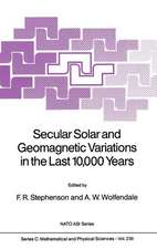 Secular Solar and Geomagnetic Variations in the Last 10,000 Years