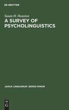 A Survey of Psycholinguistics