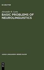 Basic Problems of Neurolinguistics