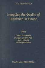 Improving the Quality of Legislation in Europe